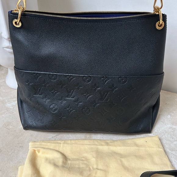 SOLD! 🎉Authentic Louis Vuitton Maida Hobo black leather monogram empriente EUC! - Picture 12 of 16